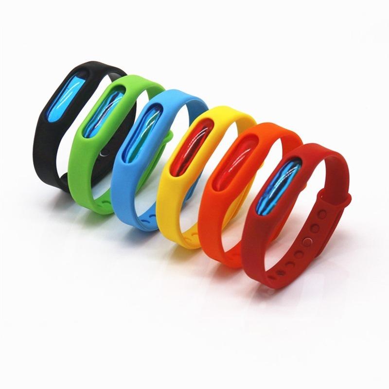 Portable Summer Silicone Mosquito Repellent Bracelet for Adults & Kids