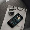 The N-Nightmare Before Christmas Phone Case For Iphone 16 15 11 13 14 Pro Max 7 8 Plus X Xr Xs Max 12mini Black Shell Cover Case