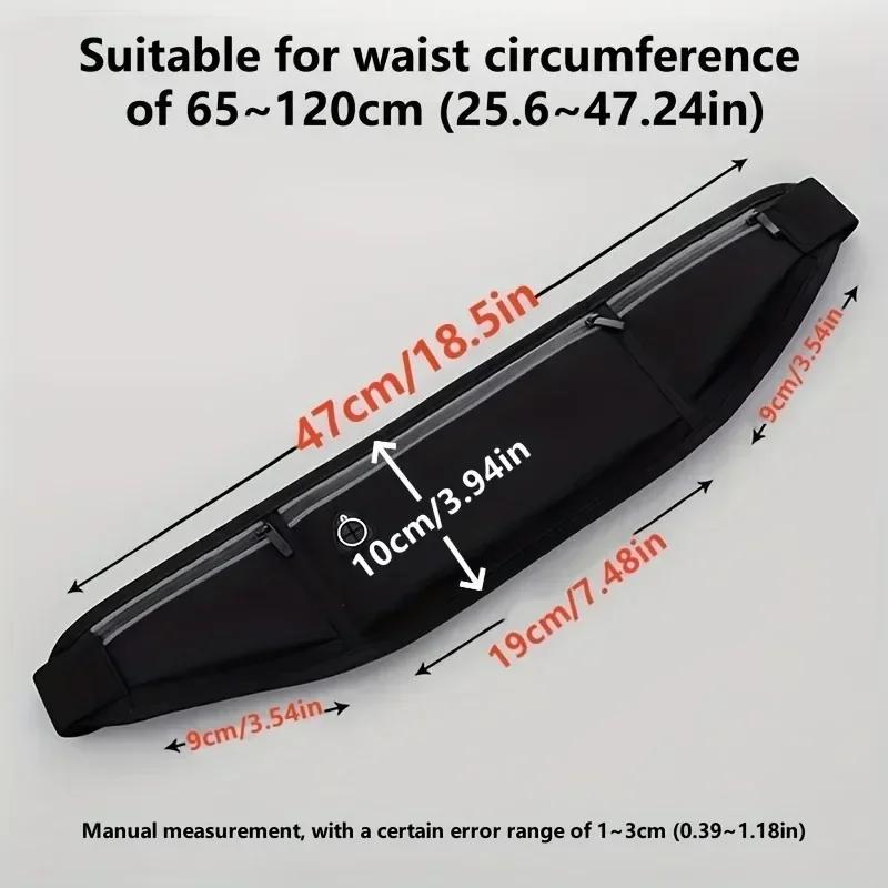 Professional Running Waist Bag Sports Belt Pouch Mobile Phone Case Men Women Hidden Pouch Gym SportsBags Running Belt Waist Pack