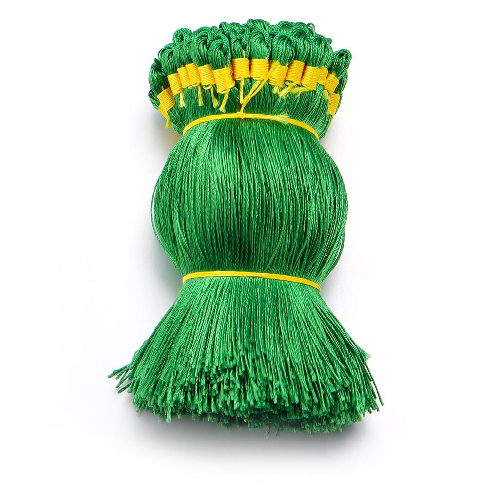100pcs/lot Big Hanging Tassel Colorful Tassel For DIY Craft Jewelry Making Souvenir Bookmarks Chinese Knots Decor Accessories