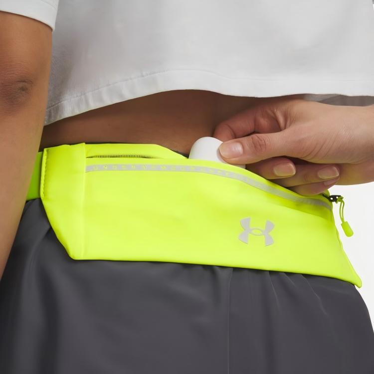Under Armour UA Velociti 0.85L Polyester Waist Bag Unisex bags Fluorescent-Yellow 1388914-731