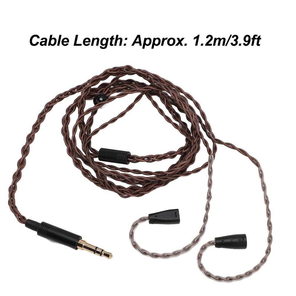 3.9ft 4 Strands Woven Cable for IE80 IE8i IE80i IE8 IE80S Headset Headset Replacement