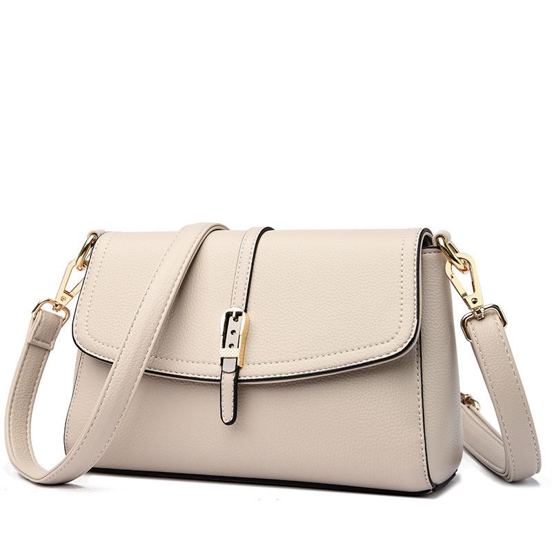 Bag Women 2025 New Fashion Small Square Bag Simple Casual Middle-aged Women Commuting Large Capacity Shoulder Messenger Bag