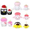 Cute Sanrio Cinnamoroll Sushi Plush Toy Ultra-soft Short Plush 20cm Stuffed Doll