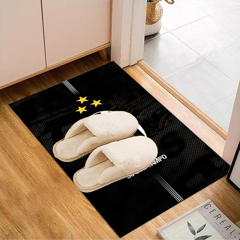 Football Team Crest Printed Office Carpet Chair Cushion  Entryway Rug, Rugs for Living Room, Bedroom Christmas gifts