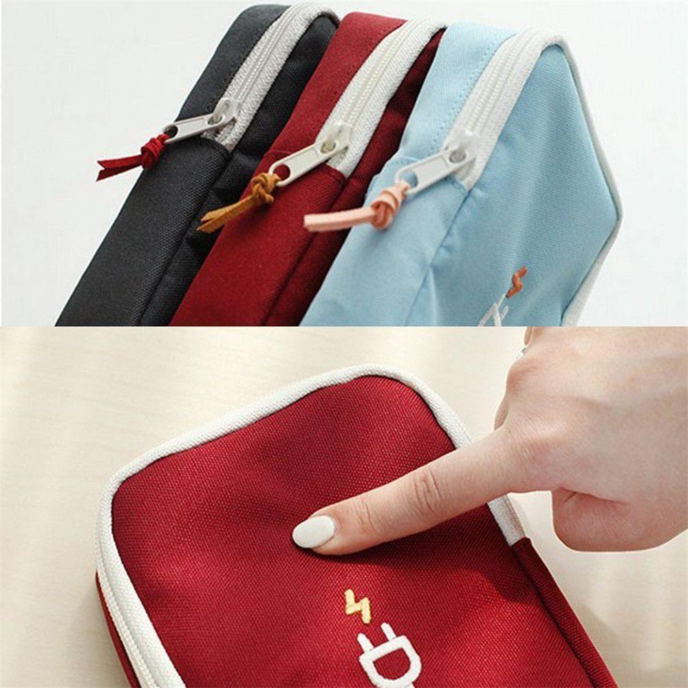 Protection Power Bank Data Cable Case Electronic Storage Bag Cables Wires Bag Cable Organizer Bag