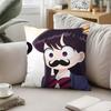 Anime K-Komi Can't Communicate Throw Pillow Covers Pattern Cushion Cover Suitable For Sofa Bedroom Car Pillow Cover