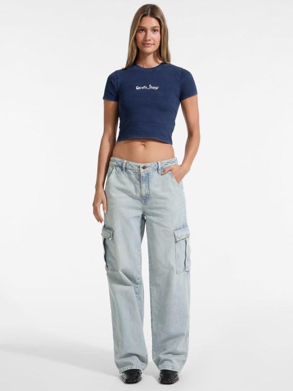 Guess Jeans Casual SS CN Indigo Baby Tee BL1N