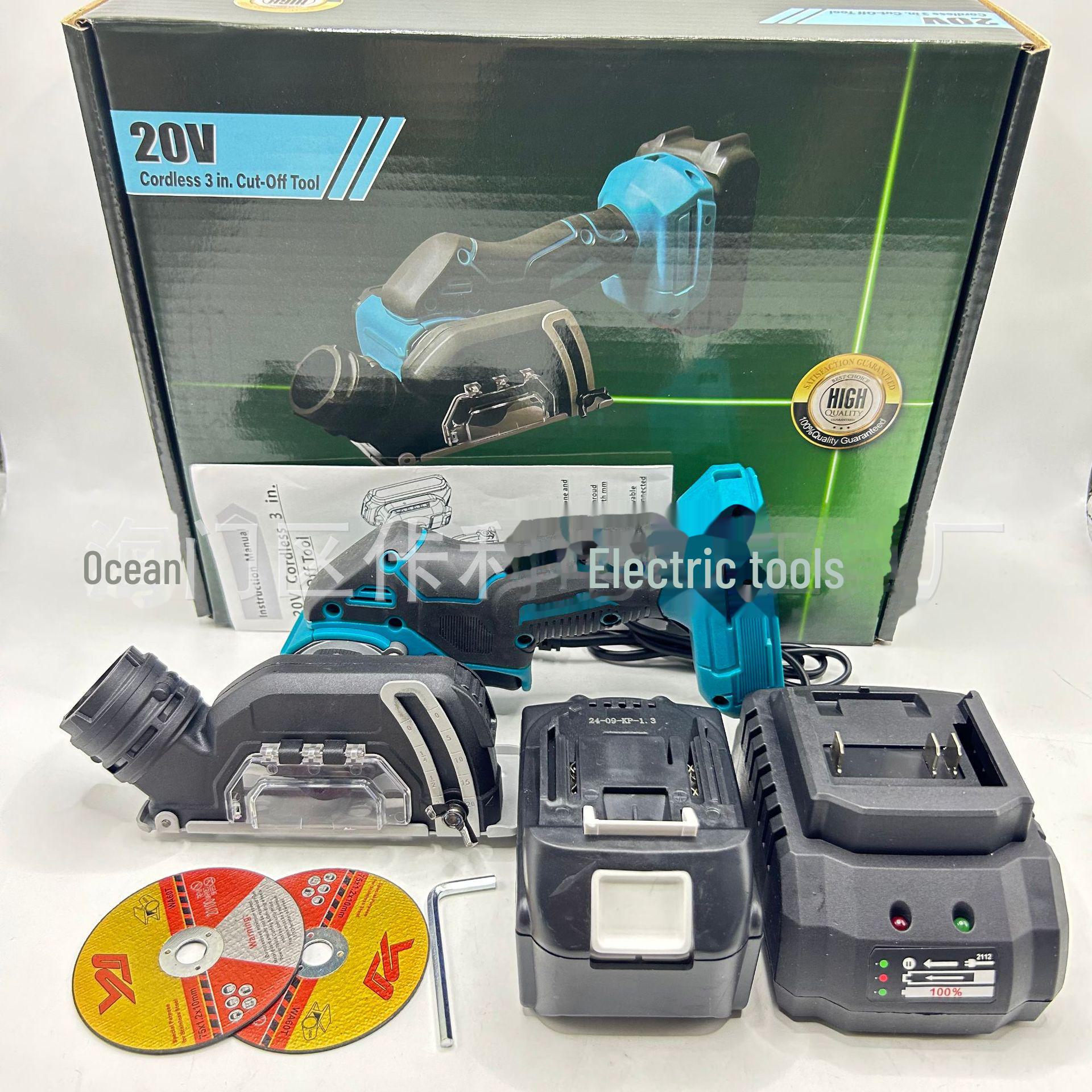 

3-дюймова акумуляторна міні-літієва батарея, ручна пила та кутова шліфувальна машина