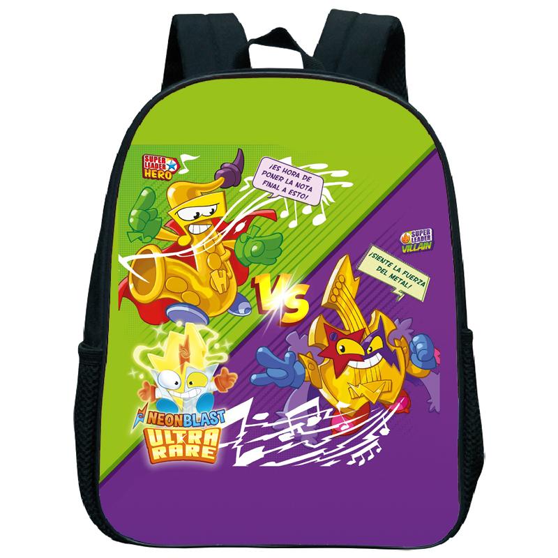 Superzings Kazoom Kids Backpack Children Kindergarten Schoolbag Super Zings 3-5 Years Old Boys Girls Cute Nursery Kids Bag