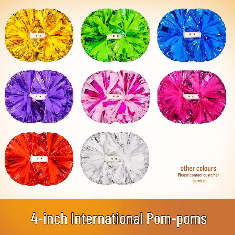 Cheerleading Handheld Pom-Poms Flower Balls for School and Dance