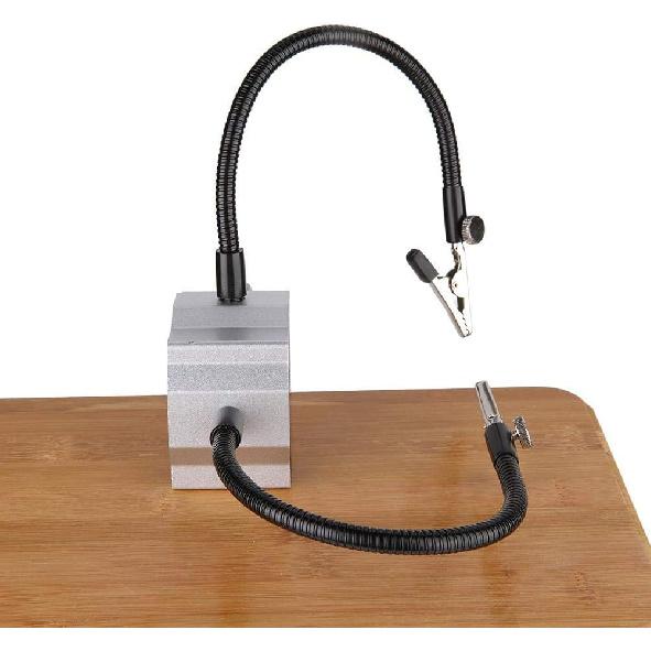 Universal Metal Arm Electric Iron Holder Solder Station Clamp for Soldering, Electronics, and DIY Projects, Flexible Y