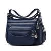Soft Leather Single-shoulder Bag Middle-aged Mom Bag Casual Crossbody Bag