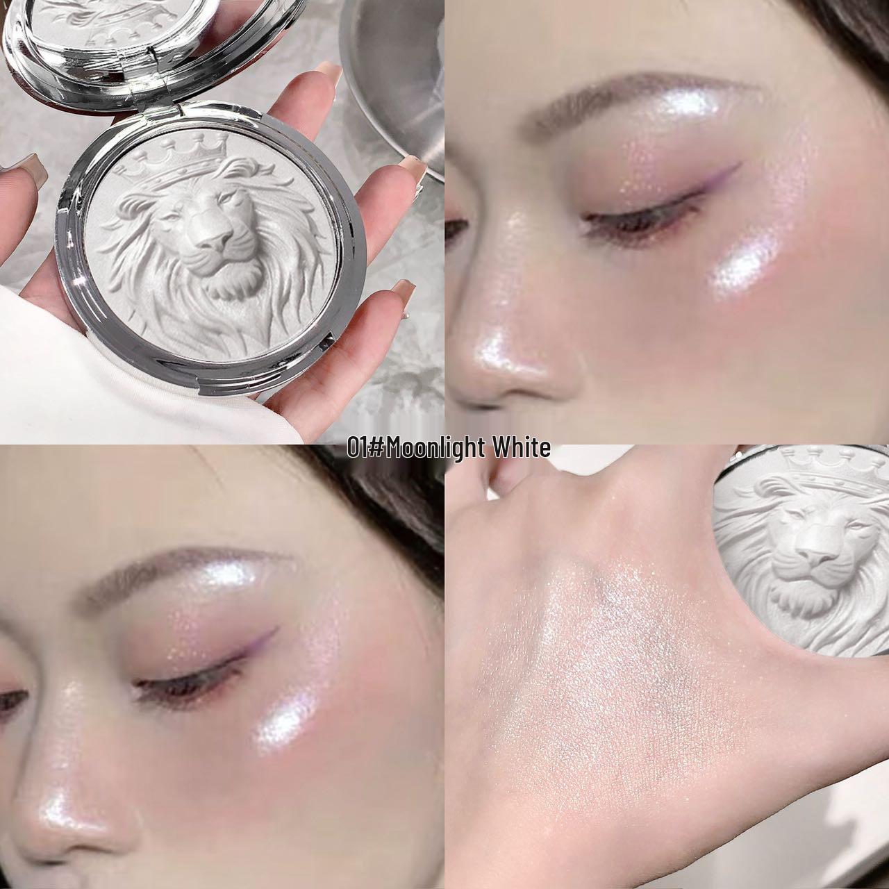 Kakashow Серия Лев Жемчужный Осветляющий Хайлайтер-Крем - Супер Блеск Мягкий Финиш Моти