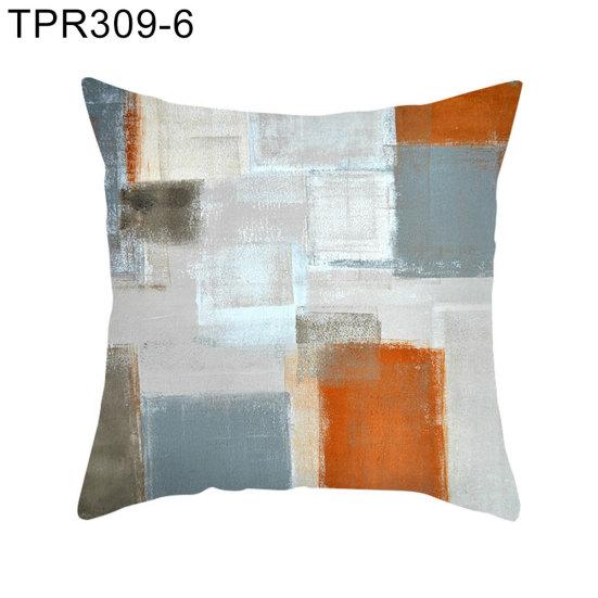 Husă de pernă cu imprimeu geometric abstract pentru canapea pentru acasă