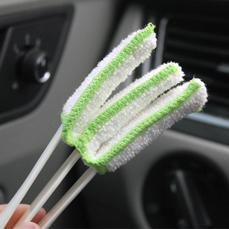 Car Air Conditioner Vent Brush Microfibre Car Interior Cleaner Auto Detailing Blinds Duster Brush Car-styling Auto Accessories