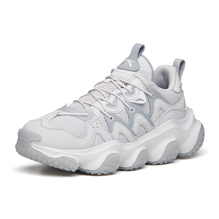 Anta Slip Resistant Abrasion Resistant Slip Resistant Abrasion Resistant Low top Running Shoes Men's Gray 912128882-6