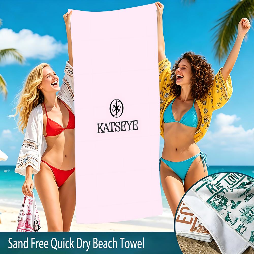 Band K-Katseyes Towel Beach Towel Oversized Super Absorbent Soft Swim Beachtowels For Men, Women
