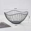 Metal Fruit Basket Nordic Wire Storage Bowl Countertop Organizer Kitchen Living Room Home Decor Fruit Plate
