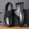 The First Layer of Cowhide Men's Shoes Autumn New Men's Casual Leather Shoes Men's Fashion Breathable Shoes British Lace-up Single Leather Shoes