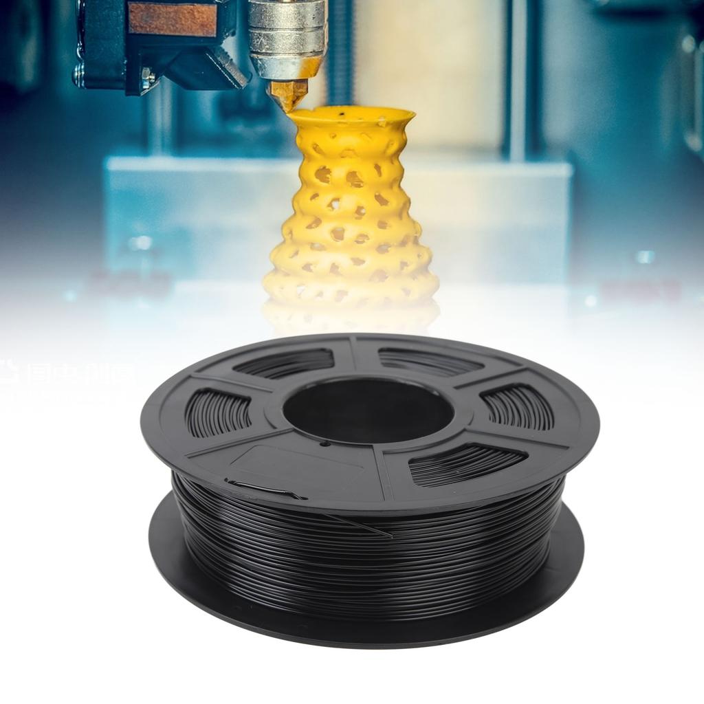 3D Printer Filament 1.75mm PLA Polymer Composites Filament Bundle Spool Printing Consumables Black
