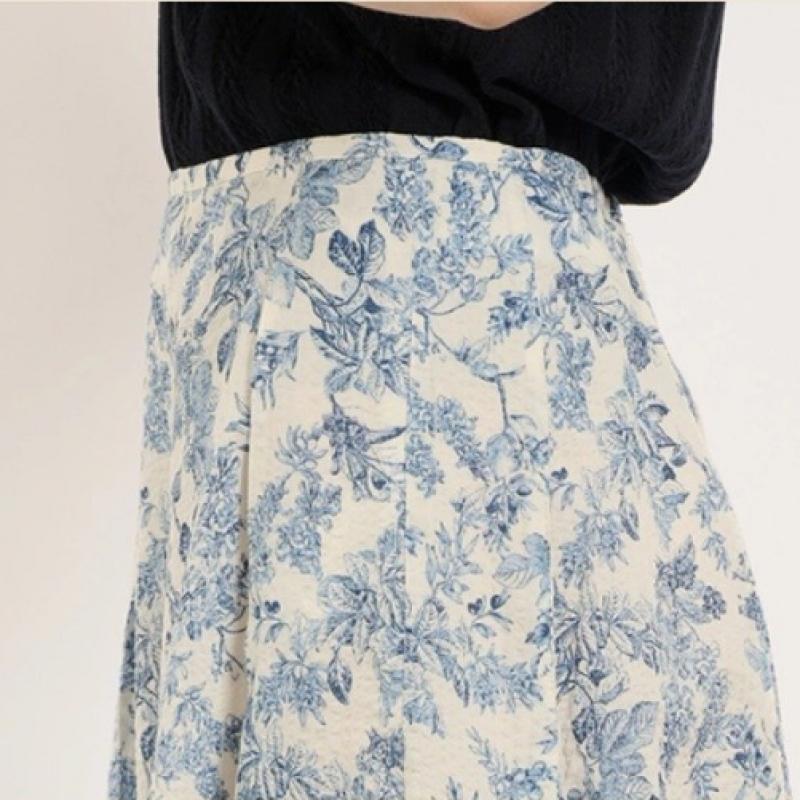 Bcbg Royal Printing Skirt B5m3s207