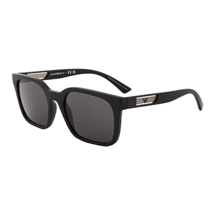Emporio Armani Fashion Trendy Square Sunglasses Men sunglasses Multicolor EA4269.L500987.L Matte Black/Dark Gray