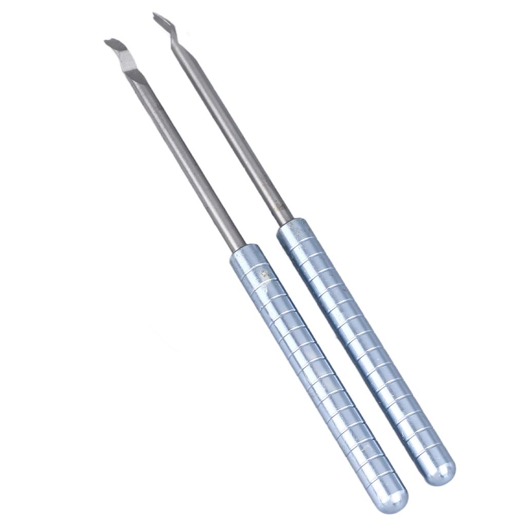 2 Pcs Watch Hand Remover Stainless Steel Watch Pin Lifting Removing Tool for Repair Maintenance