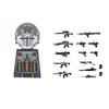 MOC UV Printing Military Building Blocks Accessories Soldier Figures  Special Forces Army Sniper Police Bricks Toy Children Gift