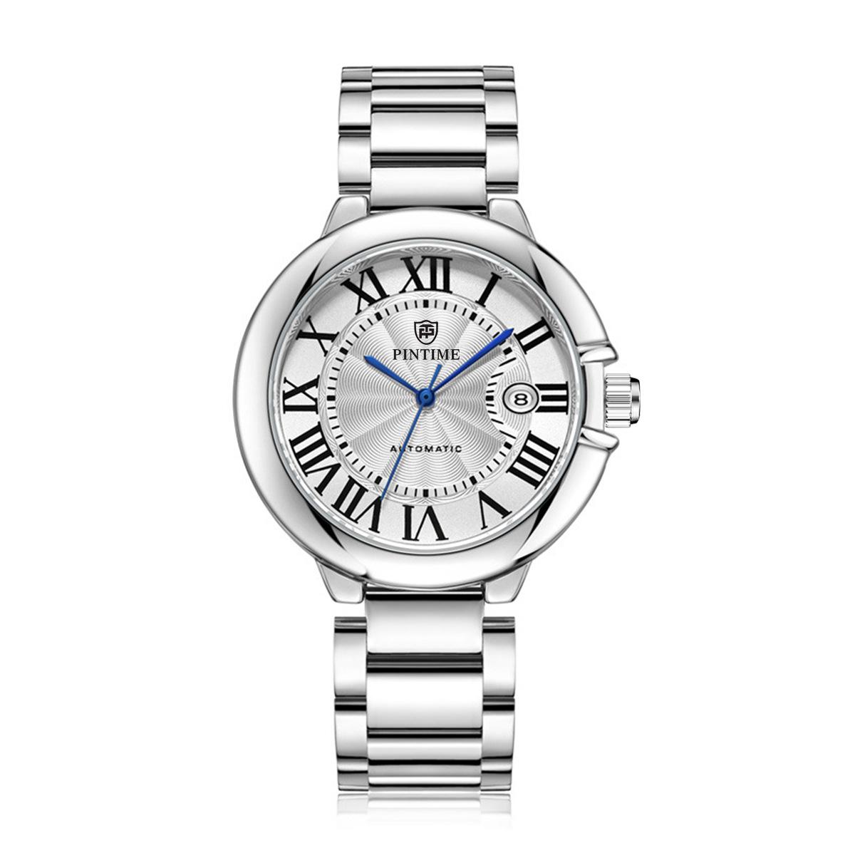 Blue Balloon Couple Watch Fully Automatic Mechanical Watch Business High-end Stainless Steel Men s and Women s Watch Waterproof