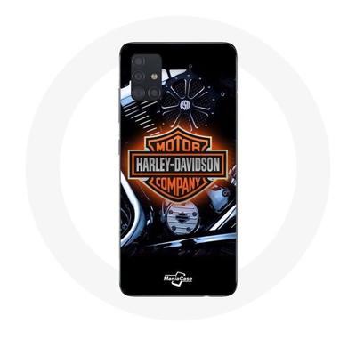 Case - Maniacase - Samsung Galaxy A51 5G - Black - Soft - Harley Davidson Motorcycles Logo