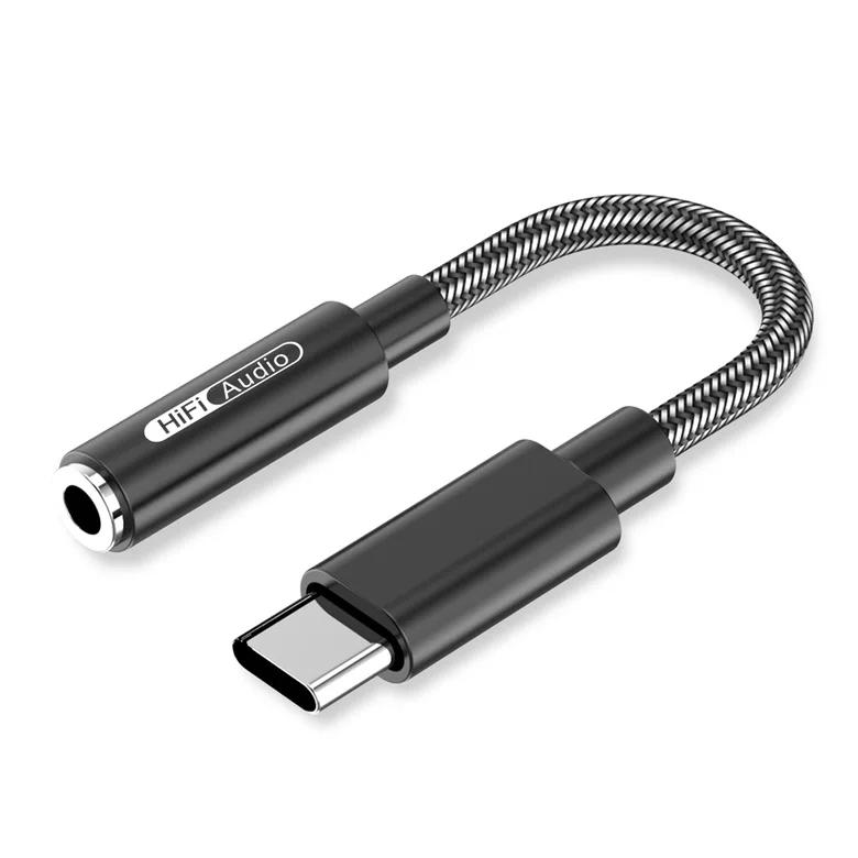 ALC5686 CX31993 HiFi DAC USB Typ-C auf 3,5mm AUX Digitales Audiokabel DAC für Samsung Android Typ-C Kopfhöreradapter