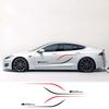 Auto Body Decoration Decals Car Door Side Vinyl Stickers Graphical Motorsport Decal Accessories For Tesla Model 3 S X P100D
