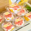 Transparent Tiramisu Packaging Box Cake Dishes Mousse Cutting Sweet Dessert Baking Western Pastries Separation Packing Box