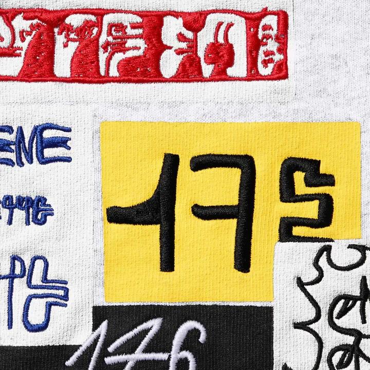Supreme 176 Zip Up Hooded Sweatshirt Ash Grey