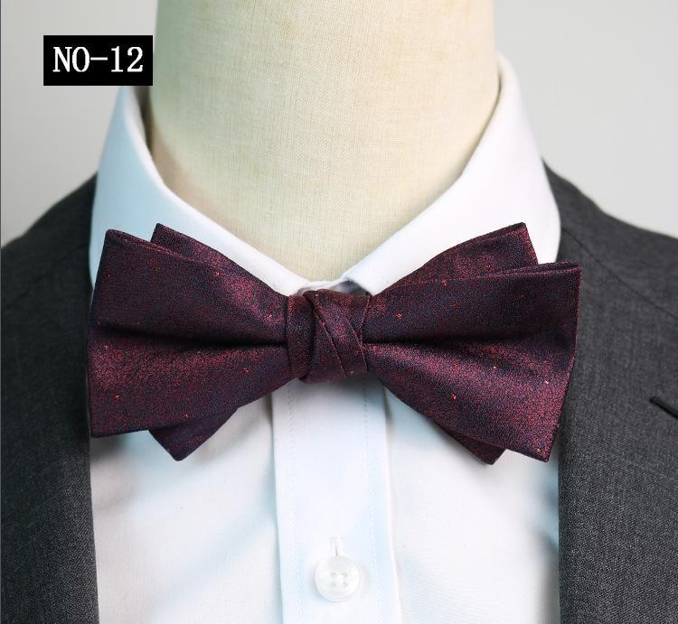 

Бордовый галстук-бабочка Мужской Свадебный Жених Друг Жениха Свадебное Торжество Фотография Сцена Джентльмен Узор Рубашки Бабочка