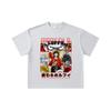 260 GSM Double Yarn 32 Count 100% Cotton One Piece V16 Luffy Print Unisex Heavy Cotton T Shirt