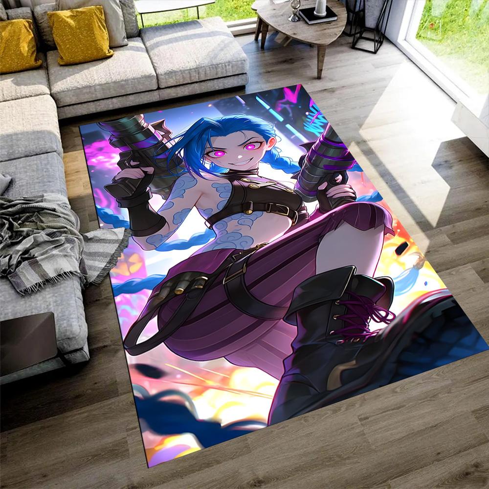 Cyberpunk Warrior Area Rug Suitable for Study Room Outdoor Decorate Room Hallway Anti-slip Rug Decorate Offices Perfect Gift for Friends & Family