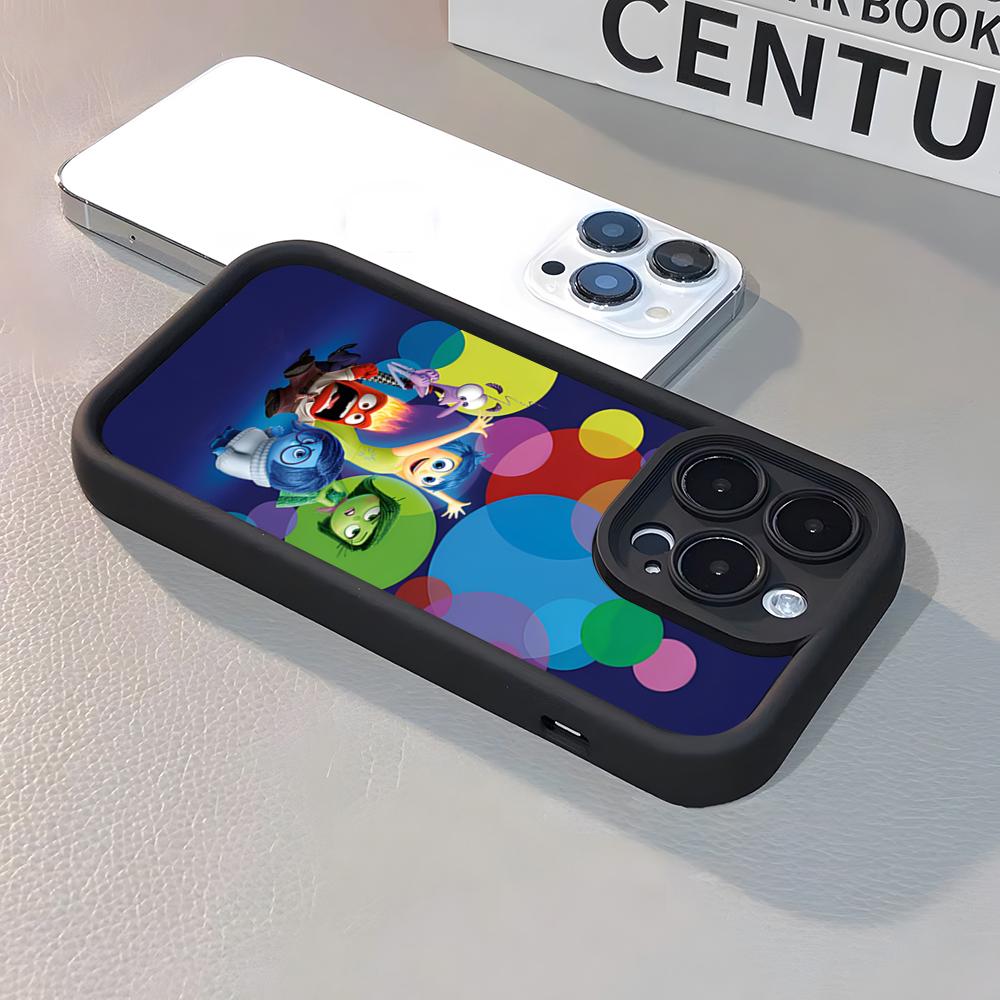 Lovely I-Inside Out 2 Phone Case For IPhone 17 Pro Max 15 Pro 16 14 Plus 12 13 Mini 11 Pro Shockproof Soft Cover