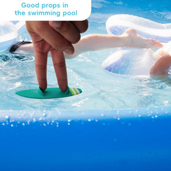 Mini Finger Surfboard Water Floating Balance Toy for Pools Bathtubs Pocket-sized Plastic Surfing Fingerboard for Kids Adults