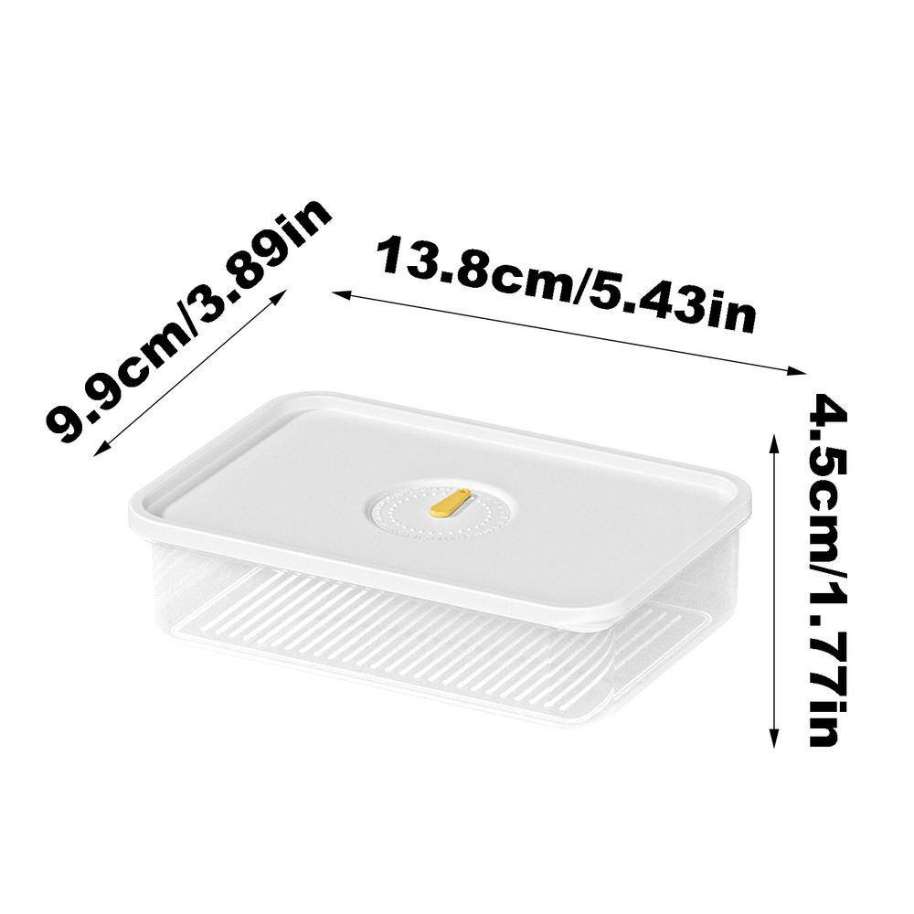 Meat Storage For Fridge Freezer Storage Containers Clear Lunch Meat Saver Airtight Fridge Cheese Keeper Box For Fruits