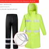 Rainproof Long Reflective Raincoat Adult Breathable Sanitation Property Security Duty Labor Protection Trench Coat Full Body Raincoat