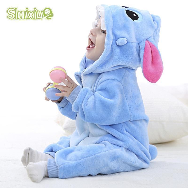 

Детская хлопковая пижама Кигуруми в виде мультяшных животных для новорожденных