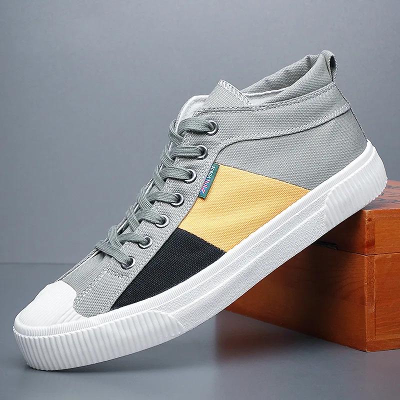 

Мужские модные кроссовки, повседневная обувь из парусины, дышащая мужская обувь, офисная обувь большого размера, обувь для вождения для мужчин 44 селадоновый