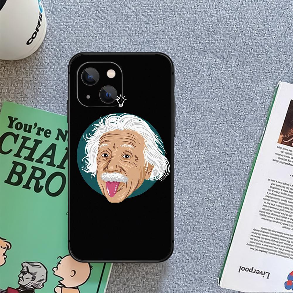 Einstein Genius Art Phone Case Cover Coque For Iphone Xiaomi Mi Samsung Galaxy Redmi Note A S 11 12 13 14 15 22 23 24 5G Pro Plus Max Fe Ultra