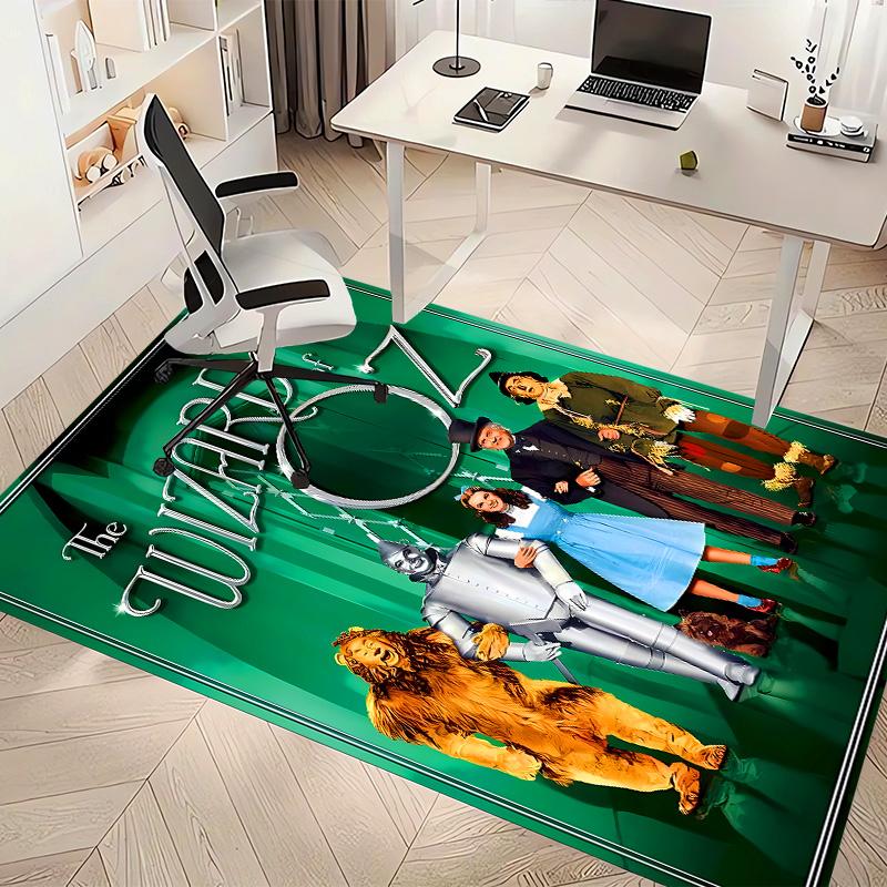 The Wizard of Oz Printed Absorbent Washable Carpet, Non-Slip Bathroom Mats, Kitchen Rugs, Yoga Mat,Living Room Entrance, Camping Picnic Rugs