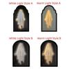 Spooky Halloween Ghost Mirror Creative LED Ghost Mirror Hologram Ghost Mirror  Prank Decor
