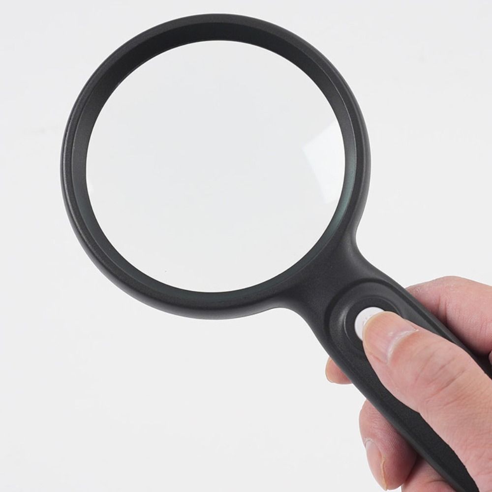 Illumination Hand Held Magnifying Glass HD Reading Magnifying Glasses  Seniors Reading