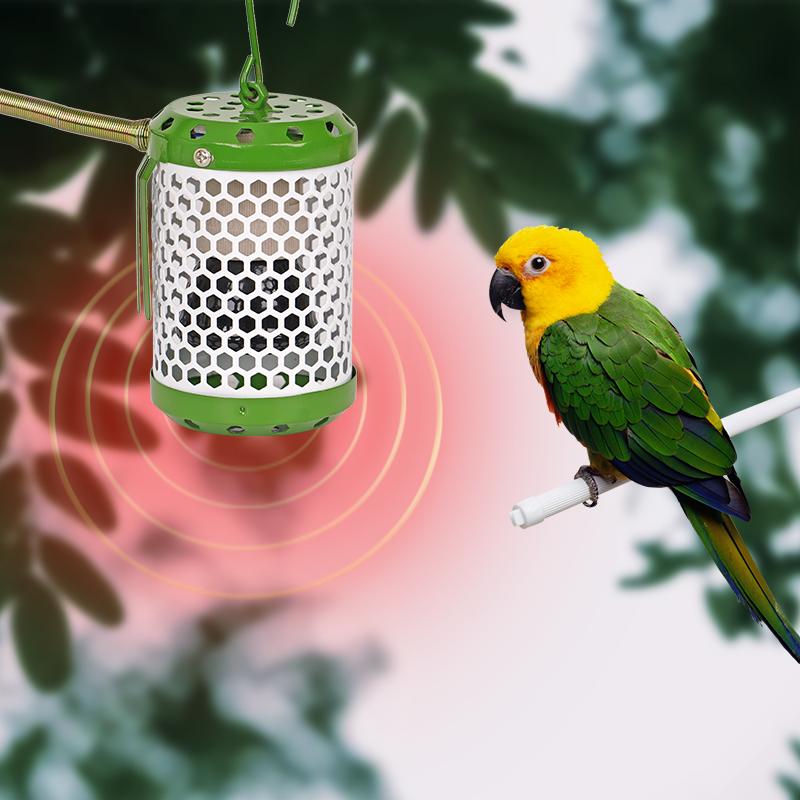 Pet Parrot Heat Lamp Preservation Cover Ceramic Lamp Anti-bite Anti-scalding Reptile Warm Lights Accessories Bird Supplies