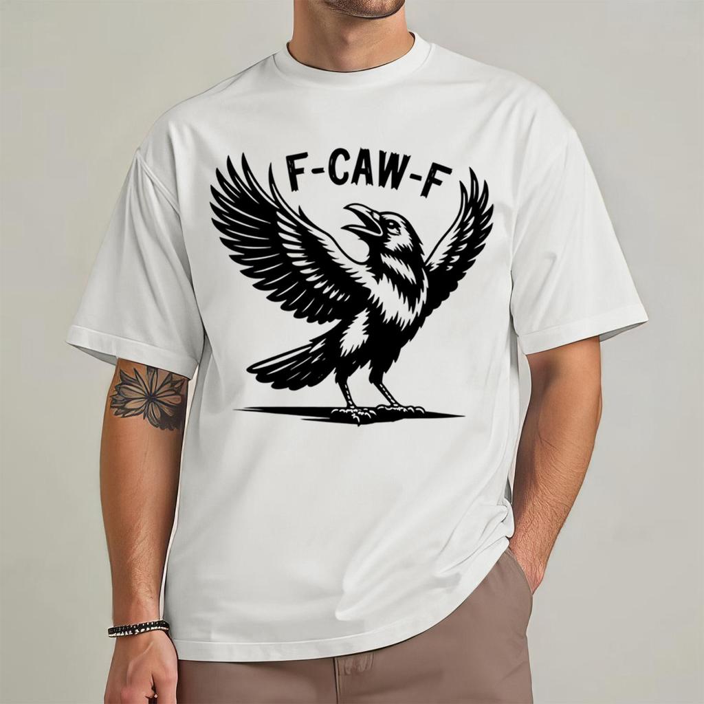 Men's Fashion Casual  Printed Short Sleeve Round Neck Pullover Tops